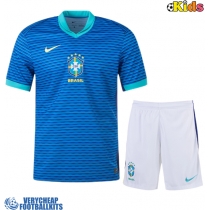 Brazil Replica Away Minikit Copa America 2024 Short Sleeve (+ pants)